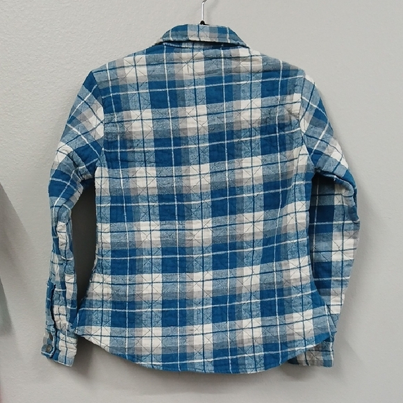 Legendary Whitetails Women's Blue Plaid Flannel Shirt - Picture 4 of 5